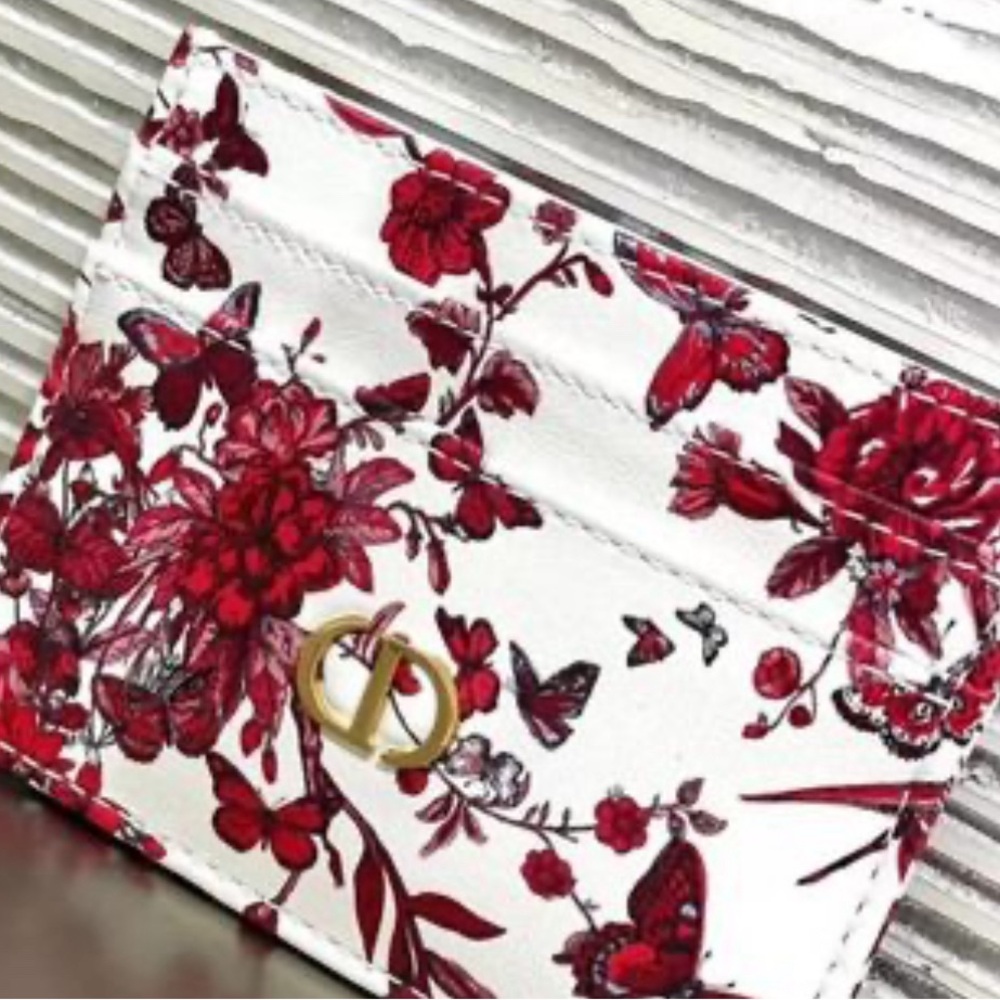 Dior Caro 5 slot card holder